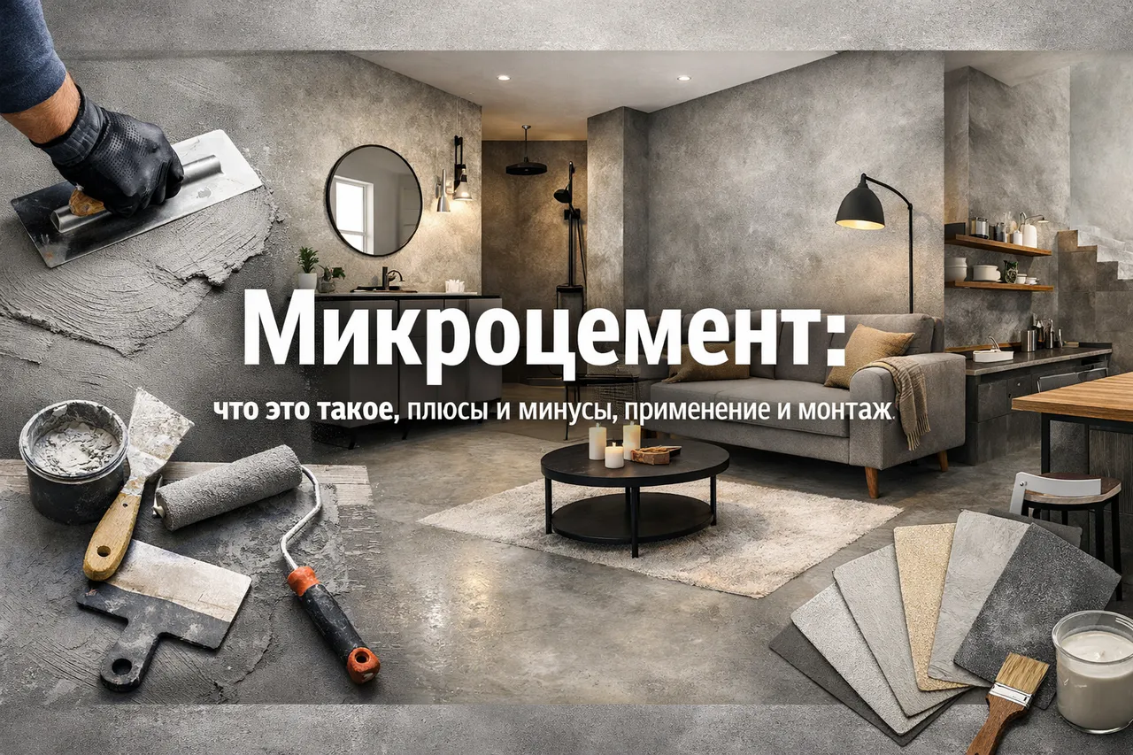 Микроцемент - что это такое