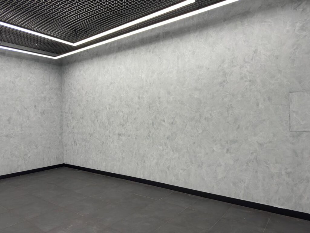 Отделка стен под матовую штукатурку Gradiente с эффектом замши